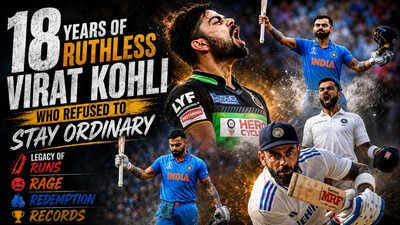 18 years of Virat Kohli (AI Genarated Image) 18 years of ruthless Virat Kohli: The man who refused to stay ordinary