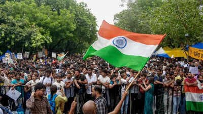 Student protest in Jantar Mantar ( File Image) ‘High-powered committee to probe alleged police excesses’: SC on Delhi student protests