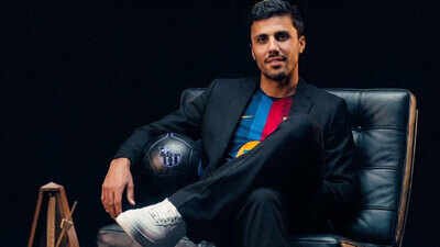 Rodri (Pic credit: FC Barcelona) Barcelona officially sign Rodri from Man City: Spain captain joins star-studded squad