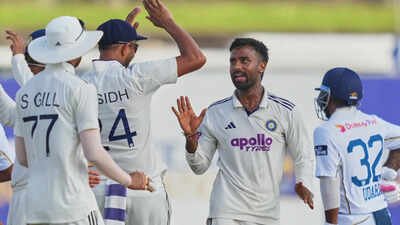 Manav Suthar's ten-wicket haul floors Sri Lanka as India conquer Galle challenge
