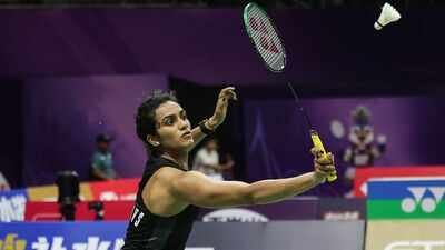 PV Sindhu in action on Day 4 of the BWF World Championships. (BAI) 8-0 becomes 8-1: 'Impatient' PV Sindhu falls to cramping Wang Zhi Yi in epic duel