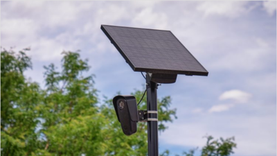 Flock Safety ALPR camera system on a roadside pole Texas police sergeant accused of using Flock cameras to stalk female coworker; he surrendered his law-enforcement licence and avoided prosecution