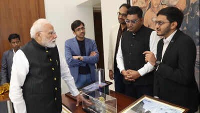 PM Modi interacting with CEOs of 20 space startups in New Delhi on Friday On National Space Day, PM Modi hails Gen Z for building new tech; Isro chief says plan to launch 8 vehicle, 12 satellite missions