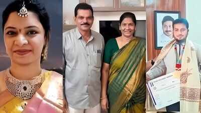 Sadhik Khan (right) was arrested by police teams in Meerut, Uttar Pradesh. A fatal pact, death note and poison: How a rifle coach came to haunt Andhra family