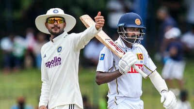 India's Captain Shubman Gill, left, on day five of second Test (PTI Photo) ‘Got to learn from the opposition as well’: Shubman Gill reflects after Sri Lanka deny India clean sweep