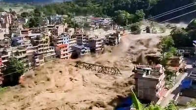 At least 105 Indian tourists are among 384 travellers reported missing after flash floods swept through Nepal’s Rasuwa district, which borders Tibet Nepal floods: Spooked by visuals & reports, tourists cancel bookings, tour operators hit