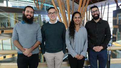 Moment Energy co-founders Gabriel Soares, Edward Chiang, Sumreen Rattan and Gurmesh Sidhu In 2020, four engineers started Moment Energy in a British Columbia garage; 6 years later, their new plant is repurposing retired EV batteries for data centres and hospitals