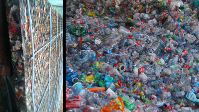 An entrepreneur began melting discarded plastic into walls A Mexican entrepreneur began melting discarded plastic into wall and roof panels; within three years his startup had built 500 rooms and secured contracts for 300 homes
