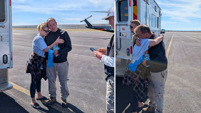 A 55-year-old Missouri official reached the 13,804-foot summit of Wyoming's highest mountain and signed its register A 55-year-old Missouri official reached the 13,804-foot summit of Wyoming's highest mountain and signed its register; he then disappeared for 5 days before rescuers found him alive and severely dehydrated