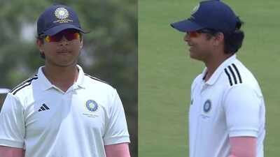 Vaibhav Sooryavanshi (Screengrabs) Why 15-year-old Vaibhav Sooryavanshi took charge as East Zone’s stand-in captain in Duleep Trophy semifinal