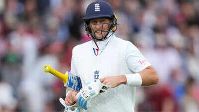 File Pic: England's Joe Root leaves the pitch after losing his wicket. (AP Photo) 'Umpires' calls and different ball': Joe Root explains lean run as he chases Sachin Tendulkar’s record