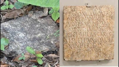 A New Orleans couple found a 1,900-year-old Roman sailor’s gravestone buried in their backyard; it had vanished from an Italian museum during WWII and has now returned home