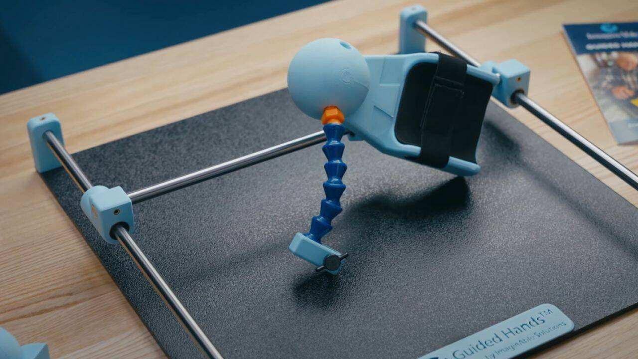 3D printer-inspired system that guides hand movements<br><br>