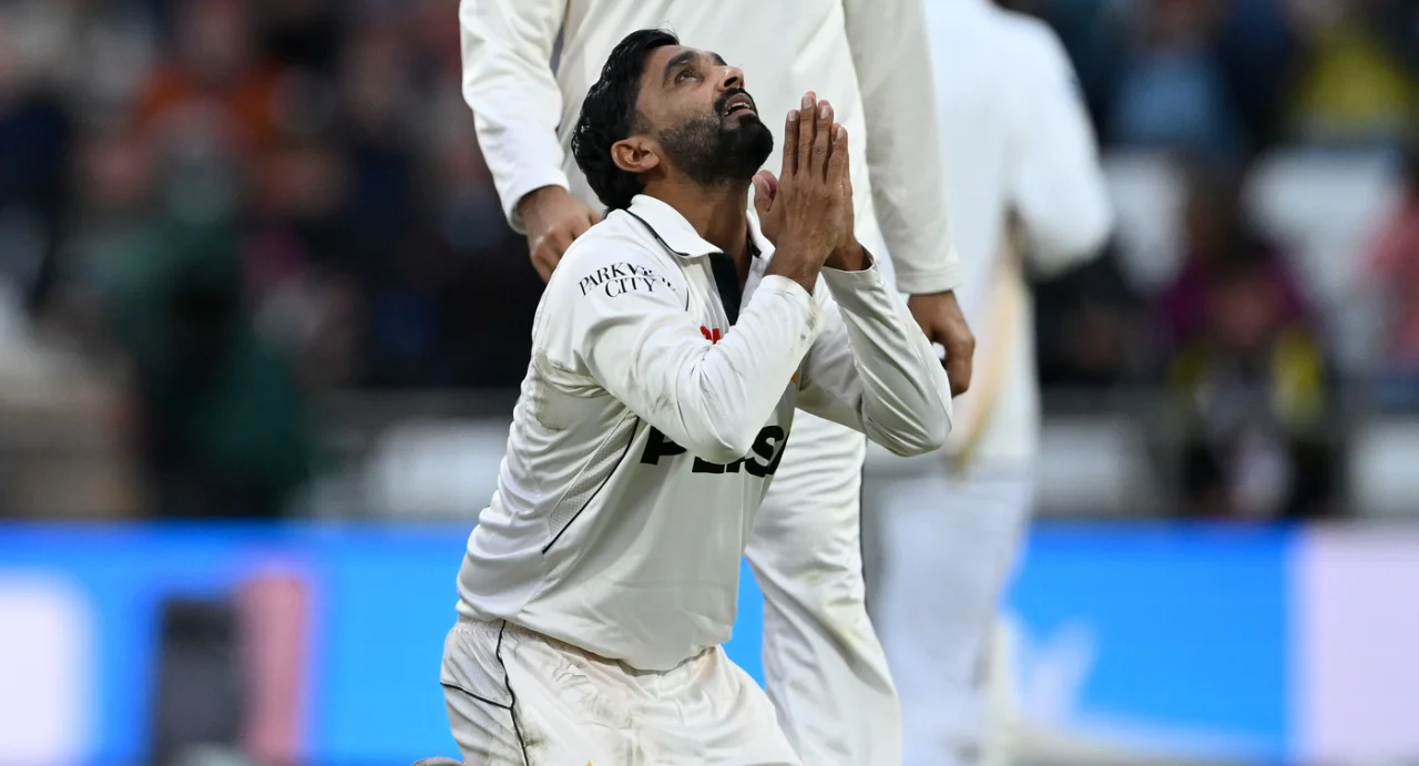 Usman hopes to salvage the game with the bat after a toiling day with the ball