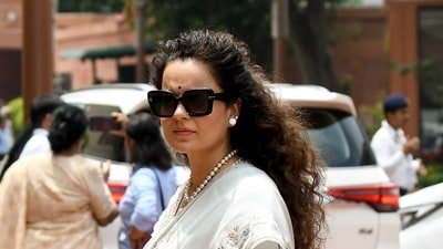 Kangana Ranaut hit back at several celebrities who have commented on her. (ANI Photo/Rahul Singh) (Rahul Singh)