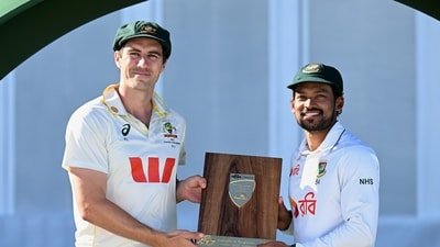 Australia and Bangladesh share the spoils. (AP) Australia and Bangladesh share the spoils. (AP)