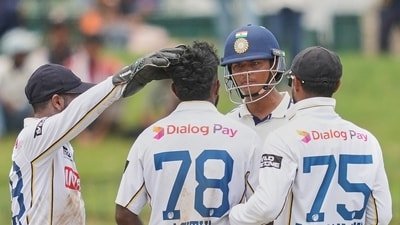 Yashasvi Jaiswal and Asitha Fernando were involved in an ugly incident (AP Photo/Eranga Jayawardena) Yashasvi Jaiswal and Asitha Fernando were involved in an ugly incident (AP Photo/Eranga Jayawardena)
