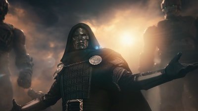 Robert Downey Jr plays Doctor Doom in Avengers Doomsday. Robert Downey Jr plays Doctor Doom in Avengers Doomsday.