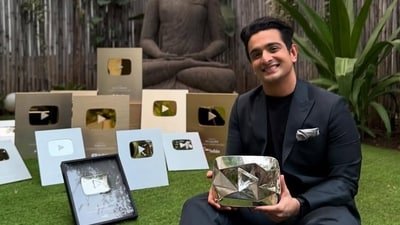 YouTuber Ranveer Allahbadia talks about money in content creation. (Instagram/beerbiceps)