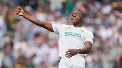 Kagiso Rabada is all but set to miss the entire Test series against Australia (AP)