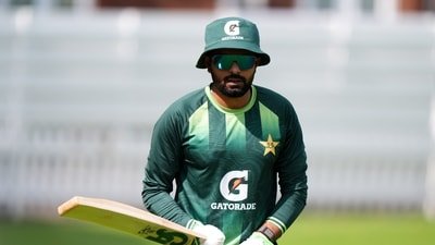 Michael Vaughan didn't mince his words as he lambasted Pakistan's batting (Ben Whitley/PA via AP)