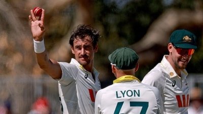 Mitchell Starc dismantled the Bangladesh top order in the second Test match. (AFP)