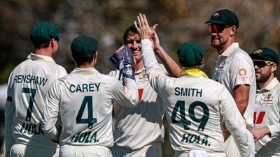 Pat Cummins took three wickets in the second innings. (AFP)