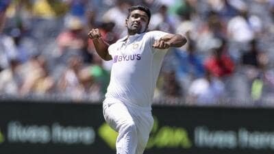 File image of India's Ravichandran Ashwin during a Test match against Australia at the Melbourne Cricket Ground in 2020. (AP) File image of India's Ravichandran Ashwin during a Test match against Australia at the Melbourne Cricket Ground in 2020. (AP)