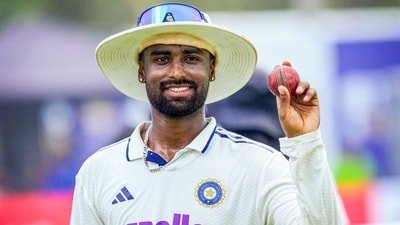Manav Suthar scalped ten wickets in the Galle Test (HT_PRINT)