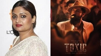 Geetu Mohandas and Yash co-wrote the gangster film Toxic. Geetu Mohandas and Yash co-wrote the gangster film Toxic.
