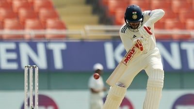 Shubman Gill won't take the field on Day 1 of the practice game against SLC XI. (PTI) Shubman Gill won't take the field on Day 1 of the practice game against SLC XI. (PTI)