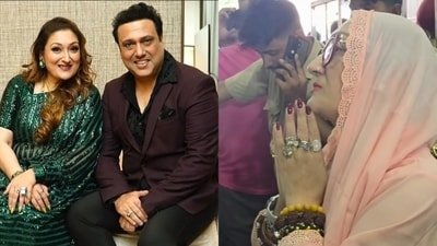 Sunita Ahuja visits Khatu Shyam temple.