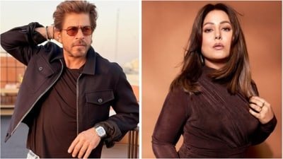 Hina Khan spoke about meeting Shah Rukh Khan for the first time.
