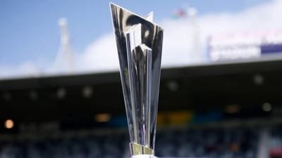 ICC T20 World Cup trophy. (X Images)