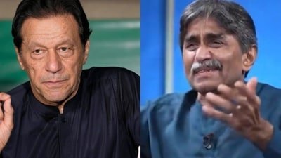 Javed Miandad broke down while speaking about Imran Khan. (Screengrab from X)