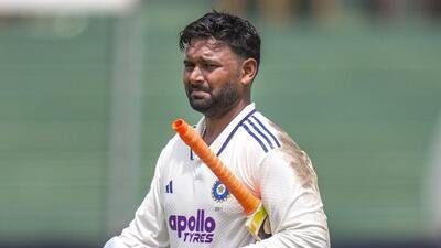 India's Rishabh Pant scored 66 in the second innings in the first Test against Sri Lanka, in Galle, Sri Lanka, Tuesday. (PTI) India's Rishabh Pant scored 66 in the second innings in the first Test against Sri Lanka, in Galle, Sri Lanka, Tuesday. (PTI)