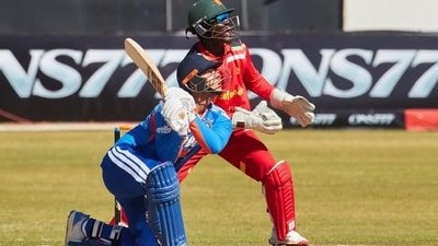 India's Vaibhav Sooryavanshi in action. (HT_PRINT)