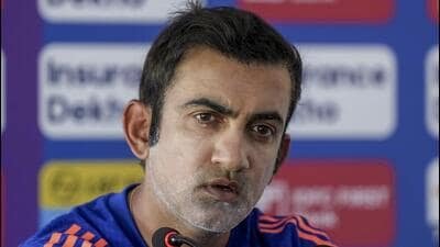 India's head coach Gautam Gambhir addresses a press conference before a practice session ahead of the second Test cricket match between India and Sri Lanka, in Colombo, Saturday. (PTI) India's head coach Gautam Gambhir addresses a press conference before a practice session ahead of the second Test cricket match between India and Sri Lanka, in Colombo, Saturday. (PTI)
