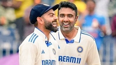 Virat Kohli and Ravichandran Ashwin for India in Test cricket. (X images) Virat Kohli and Ravichandran Ashwin for India in Test cricket. (X images)