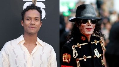 Jaafar Jackson and Michael Jackson