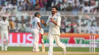 Ravindra Jadeja in action. (PTI) Ravindra Jadeja in action. (PTI)
