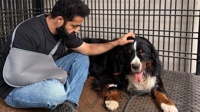 Jr NTR's pet dog Bagheera died recently and the actor got emotional over it. Jr NTR's pet dog Bagheera died recently and the actor got emotional over it.