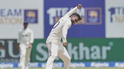 Manav Suthar picked 10-wicket haul against Sri Lanka in Galle. (AP Photo) Manav Suthar picked 10-wicket haul against Sri Lanka in Galle. (AP Photo)