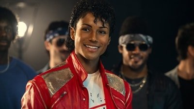 Jaafar Jackson as Michael Jackson in a scene from Michael. (Glen Wilson/Lionsgate via AP) (Lionsgate via AP) Jaafar Jackson as Michael Jackson in a scene from Michael. (Glen Wilson/Lionsgate via AP) (Lionsgate via AP)
