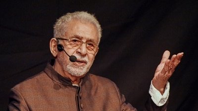 Actor Naseeruddin Shah addressed not accepting lifetime achievement awards recently. (PTI Photo) (PTI)