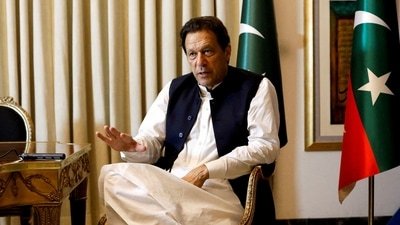Former Pakistani Prime Minister Imran Khan. (REUTERS)