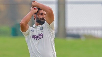 Auqib Nabi was picked as replacement for Jasprit Bumrah. (SLC) Auqib Nabi was picked as replacement for Jasprit Bumrah. (SLC)
