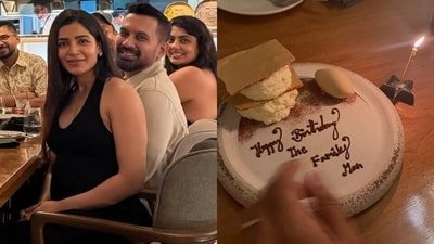 Samantha Ruth Prabhu and Raj Nidimoru celebrated his birthday with friends.