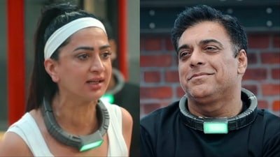 Ram Kapoor and Pamala Serena had a confrontation on Lock Upp. Ram Kapoor and Pamala Serena had a confrontation on Lock Upp.