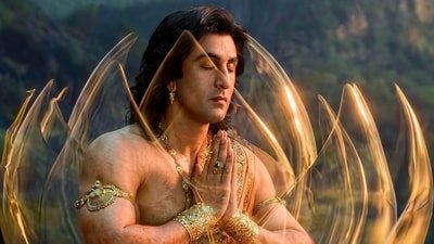 Ranbir Kapoor plays Lord Rama in the film adaptation of Ramayana. Ranbir Kapoor plays Lord Rama in the film adaptation of Ramayana.